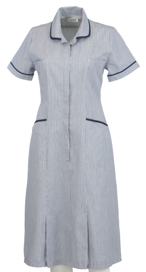 B805 Ladies Navy Striped Step In Tunic